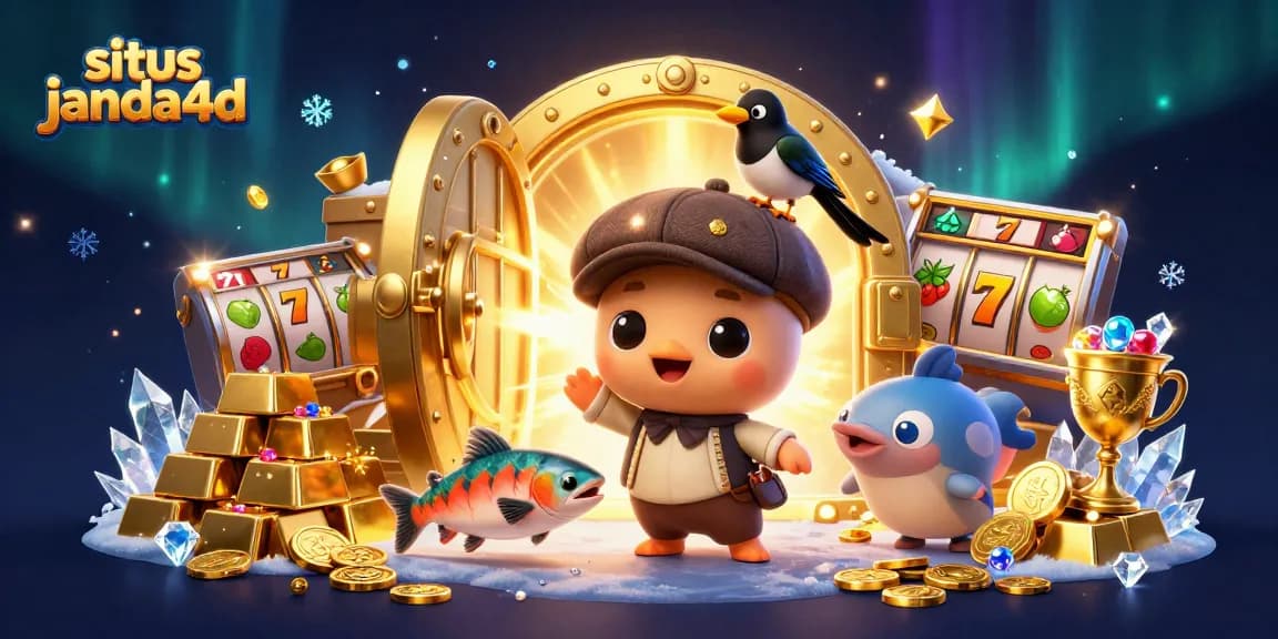 Situs janda4d mengundang pemain untuk meraih jackpot dengan simbol slot penuh berkilauan.