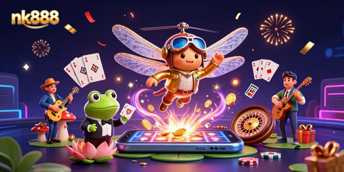 Engage with the nk888 casino experience featuring vibrant slots and dynamic gameplay in a festive atmosphere.