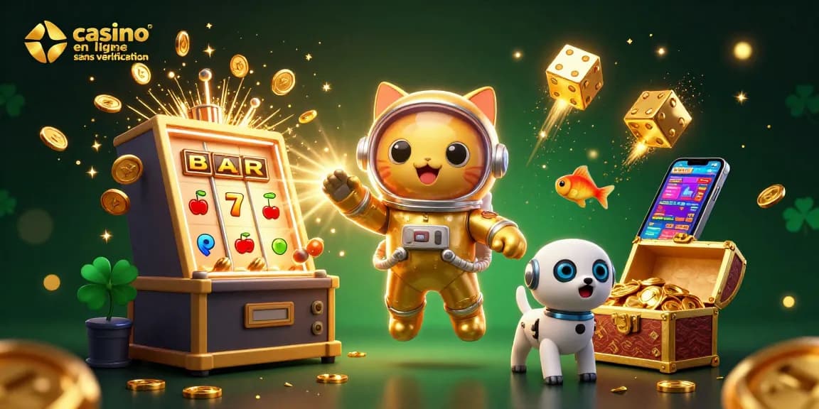 Jouez dans un casino en ligne sans vérification avec une aventure spatiale et des gains illimités.