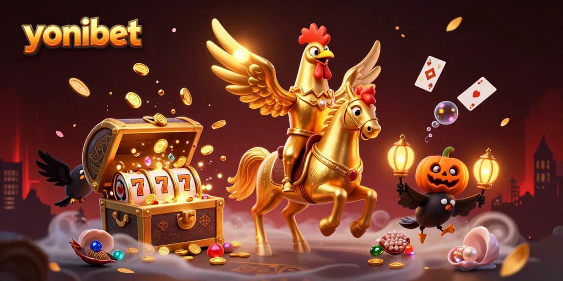 Experience the excitement of yonibet with a rich casino scene featuring vibrant characters and game elements.