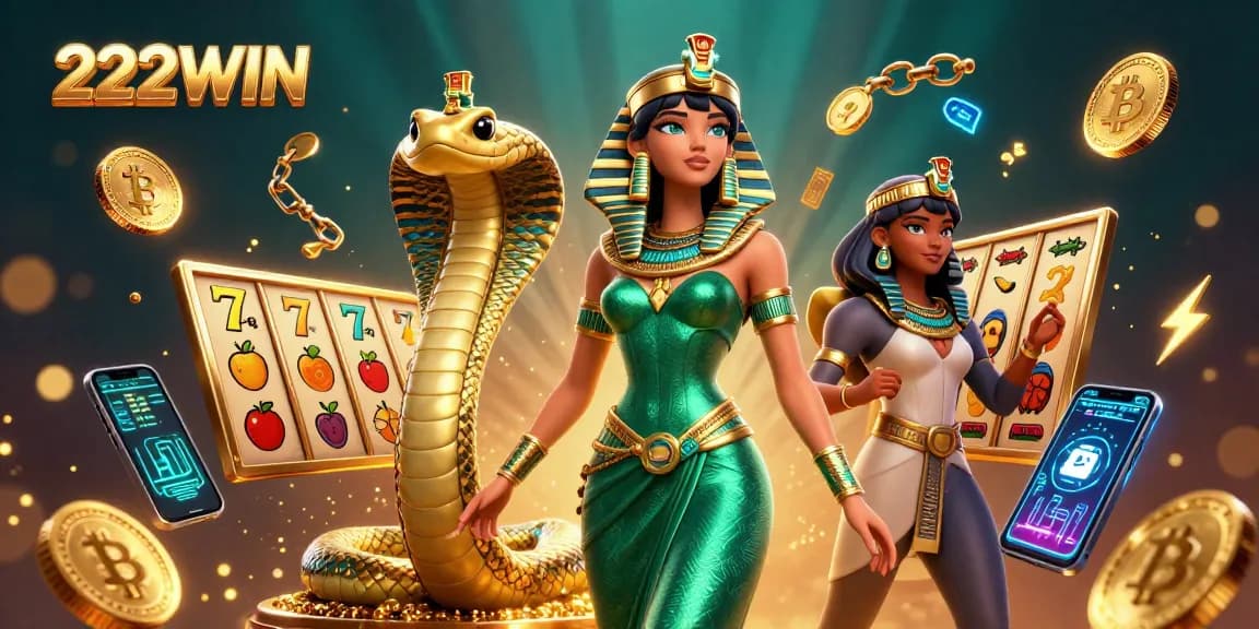Spin the reels at 222WIN with thrilling slot machines and crypto coins igniting excitement!