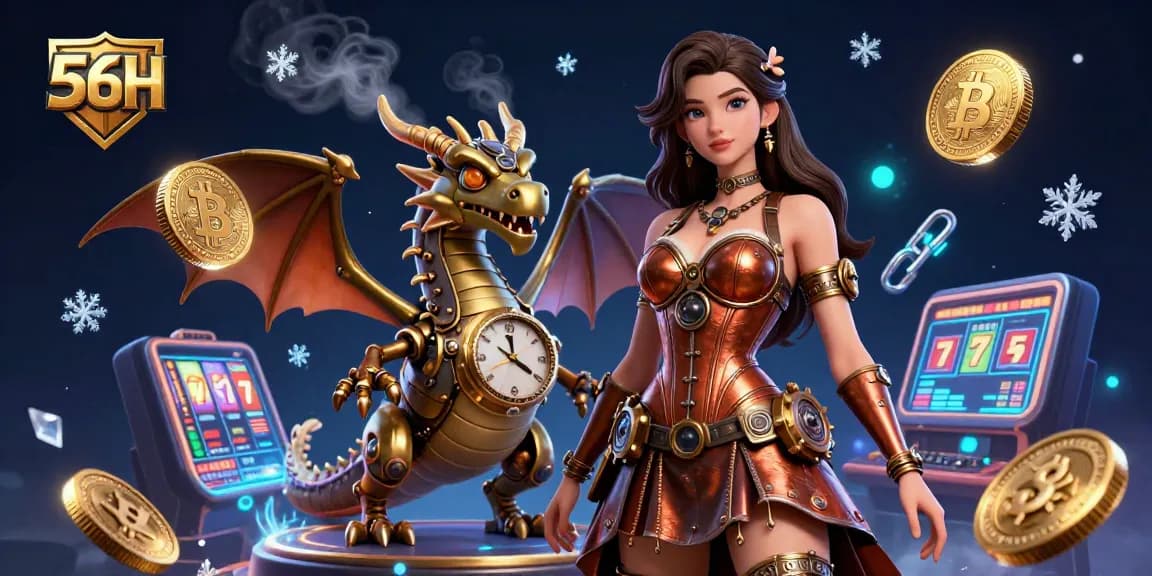 Join the action at 56H with vibrant 3D casino elements and dynamic crypto features.