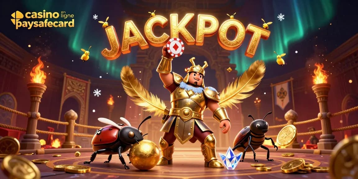 Découvrez l'excitation de casino en ligne paysafecard avec des personnages animés dans un décor vibrant.