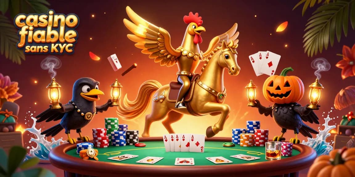 Jouez avec le casino fiable sans KYC et gagnez des récompenses au poker dans un monde festif.