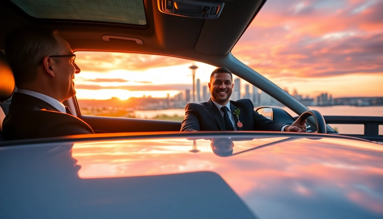 Experience luxurious travel with a seattle to vancouver limo, showcasing elegance and comfort.
