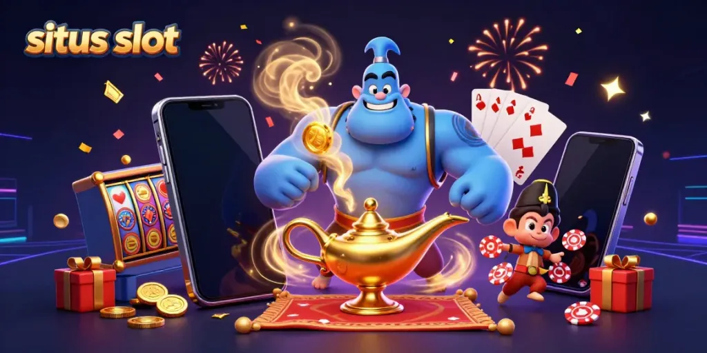 Permainan slot menyenangkan di situs slot dengan jin, monyet, dan karpet terbang