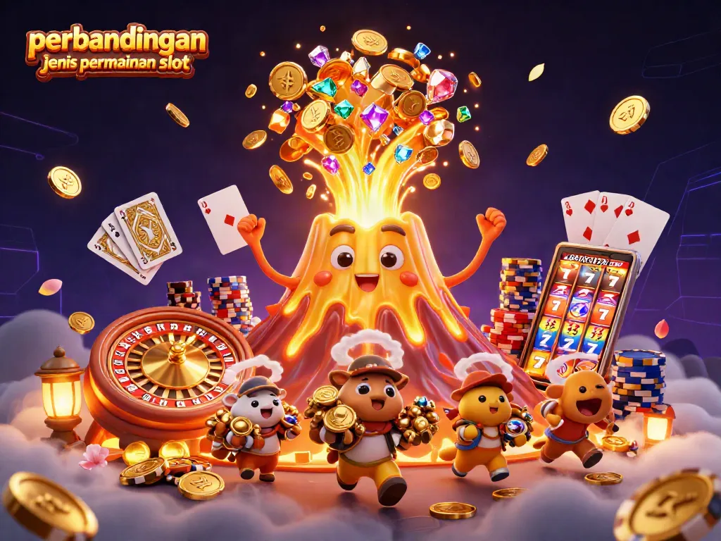 Slot gacor hari ini dengan perbandingan jenis permainan slot dan harta karun yang melimpah.
