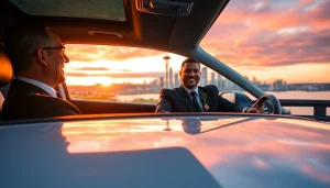 Experience luxurious travel with a seattle to vancouver limo, showcasing elegance and comfort.