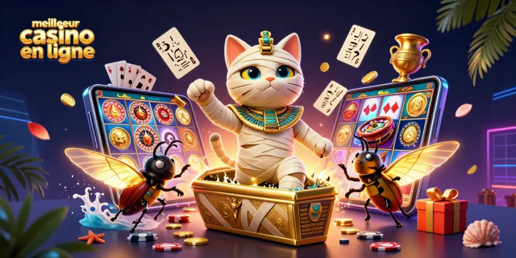 Découvrez le meilleur casino en ligne avec des jeux éclatants et des personnages égyptiens fascinants.