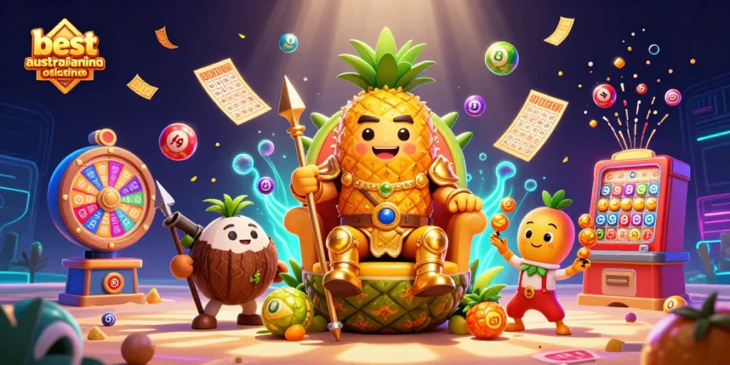 Experience the best Australian online casino with vibrant characters and exciting gaming elements