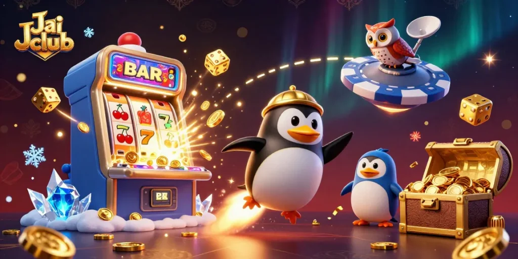 Experience exhilarating gaming adventures at Jai club with thrilling casino illustrations.
